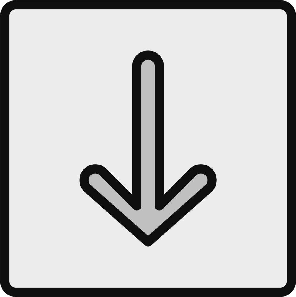 Arrow Down Vector Icon