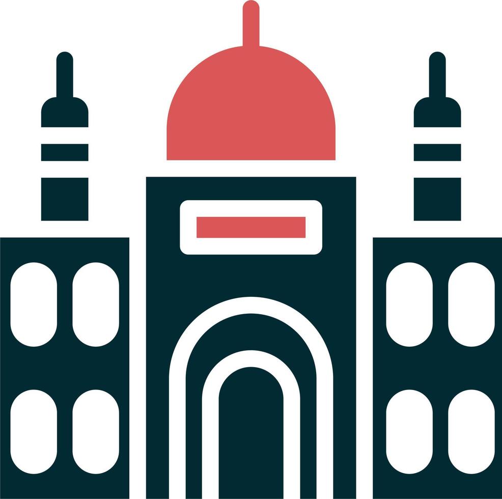 taj mahal vector icono