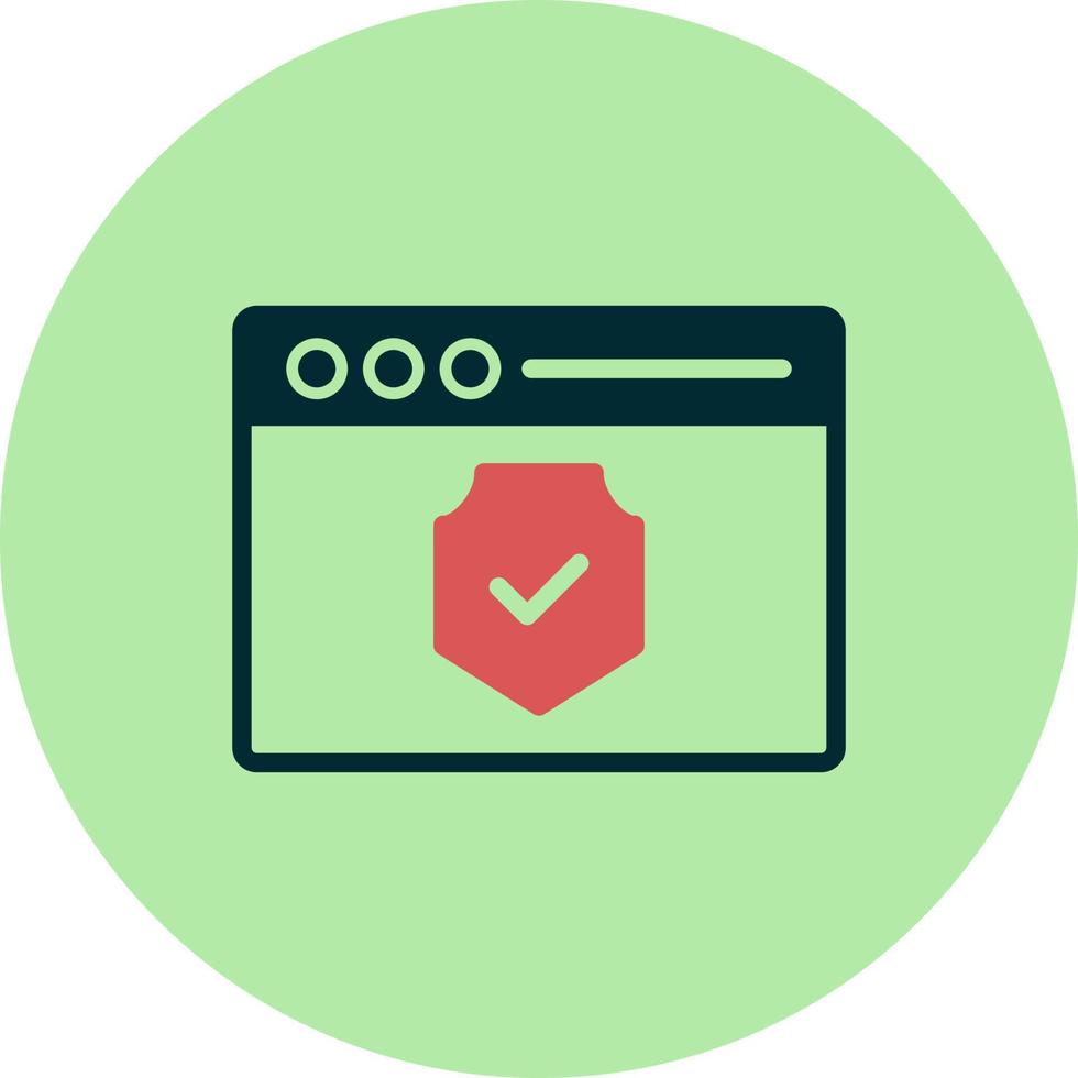 Website Encryption Vector Icon