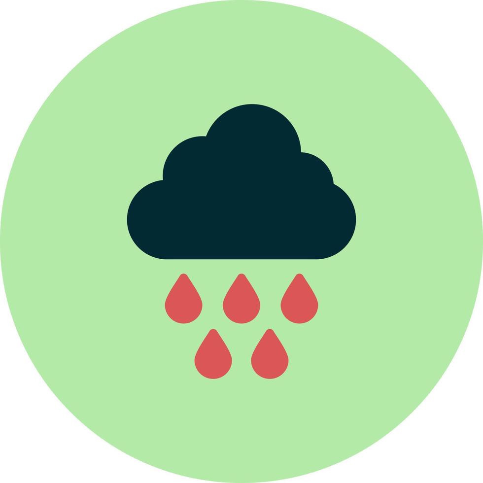 icono de vector de lluvia