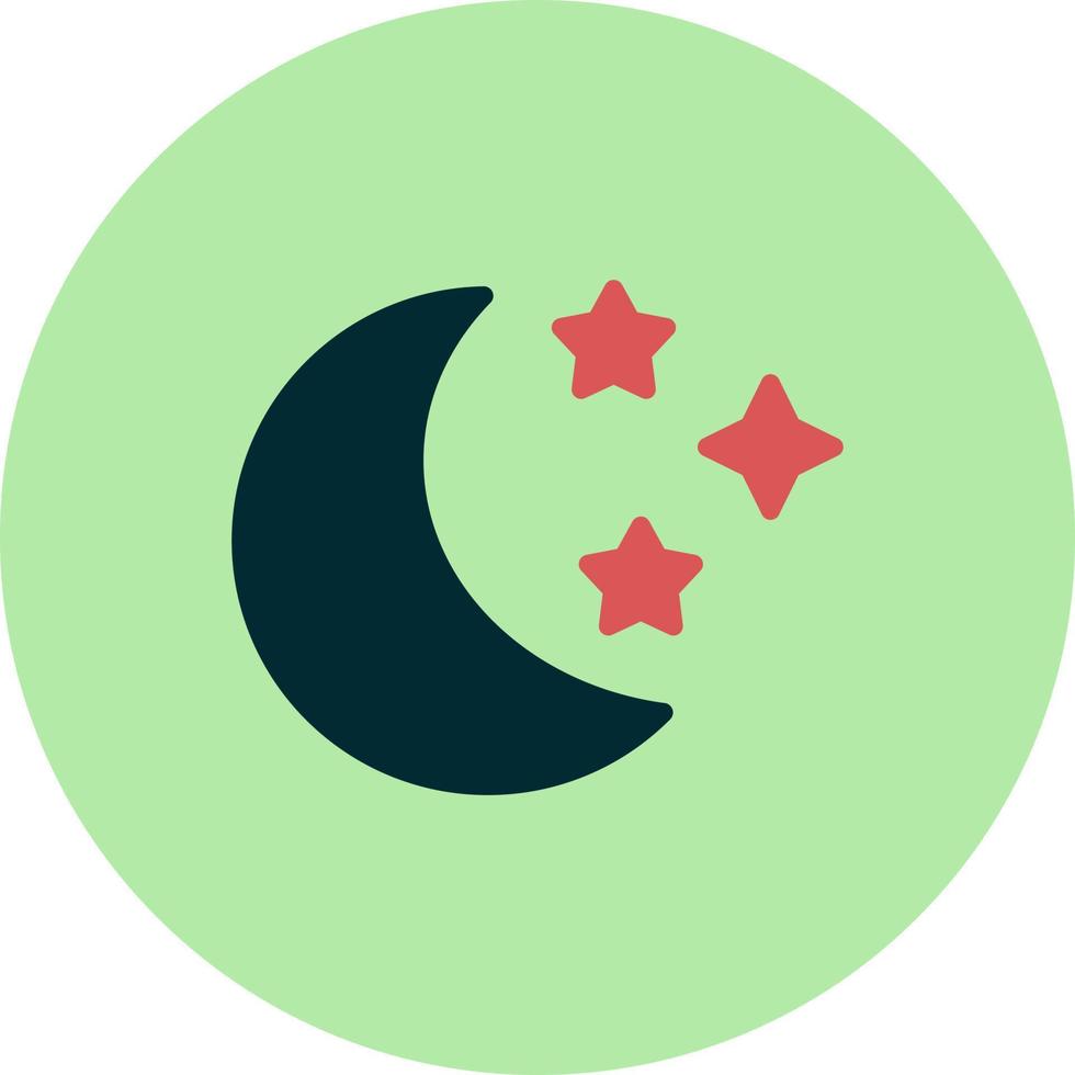 icono de vector de luna