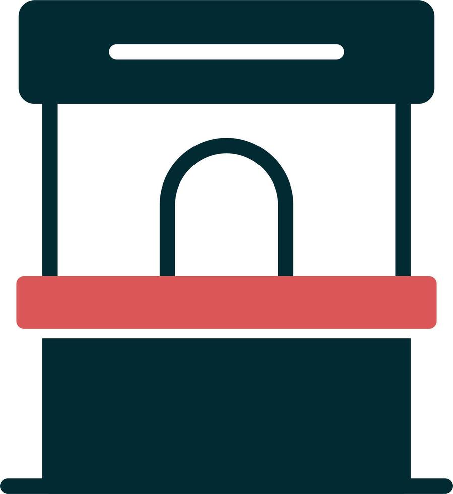 Ticket Box Vector Icon