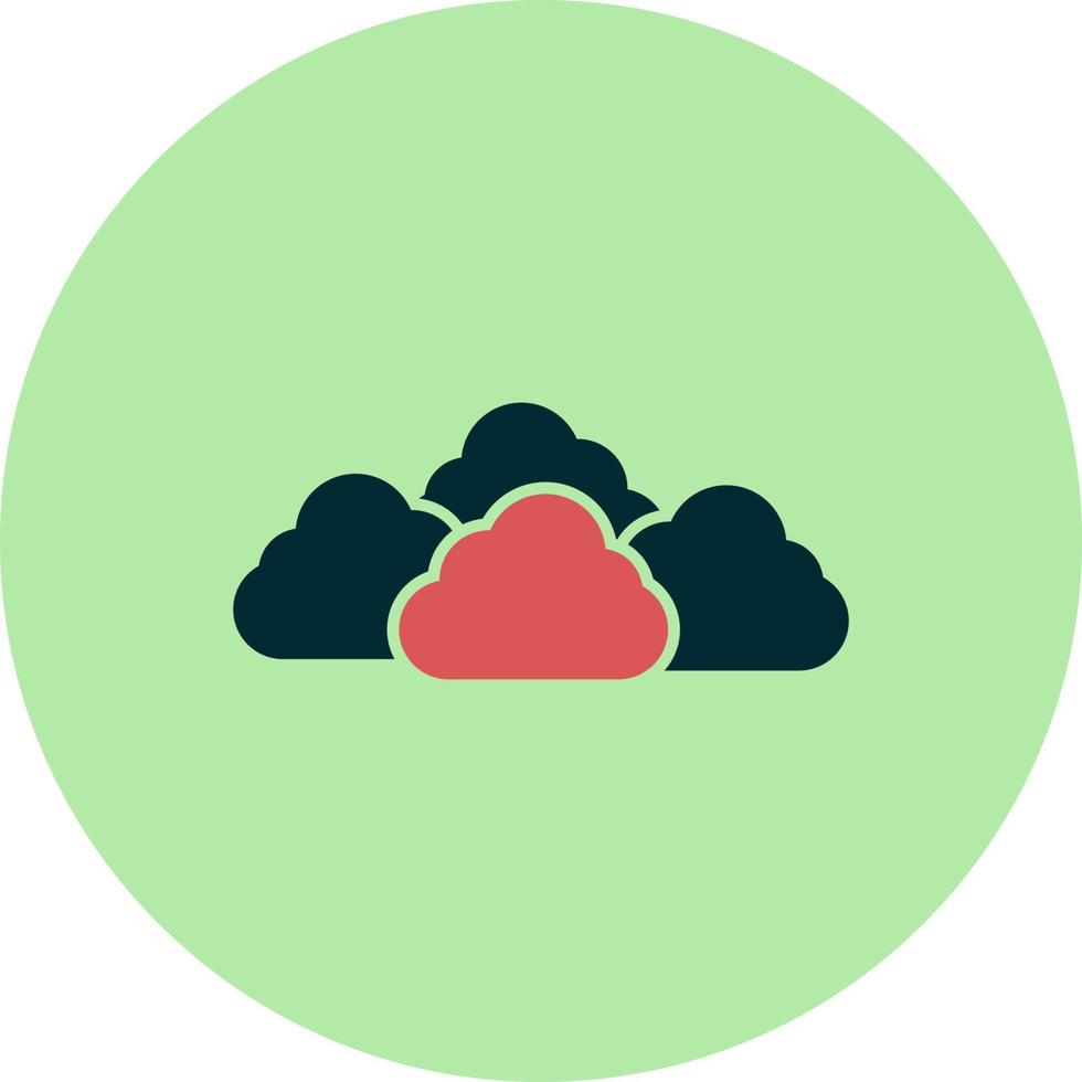 Overcast Vector Icon