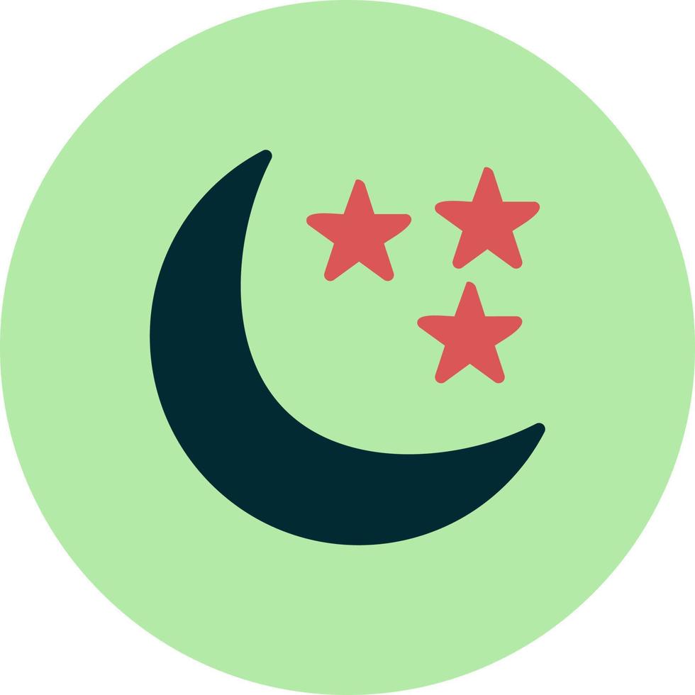 Starry Night Vector Icon