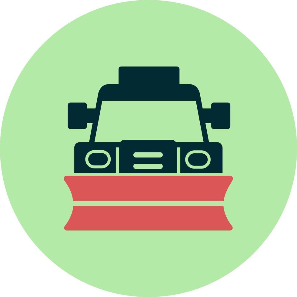 Snowplow Vector Icon