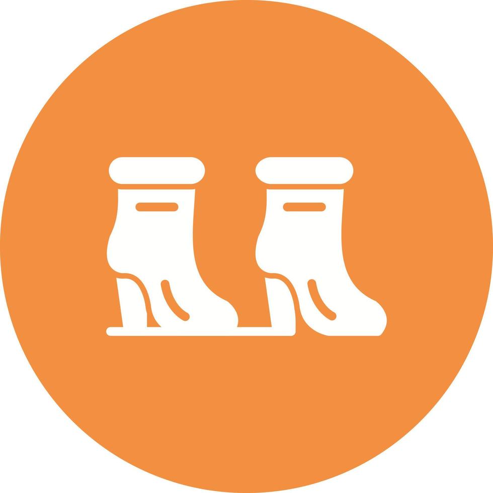 icono de vector de botas