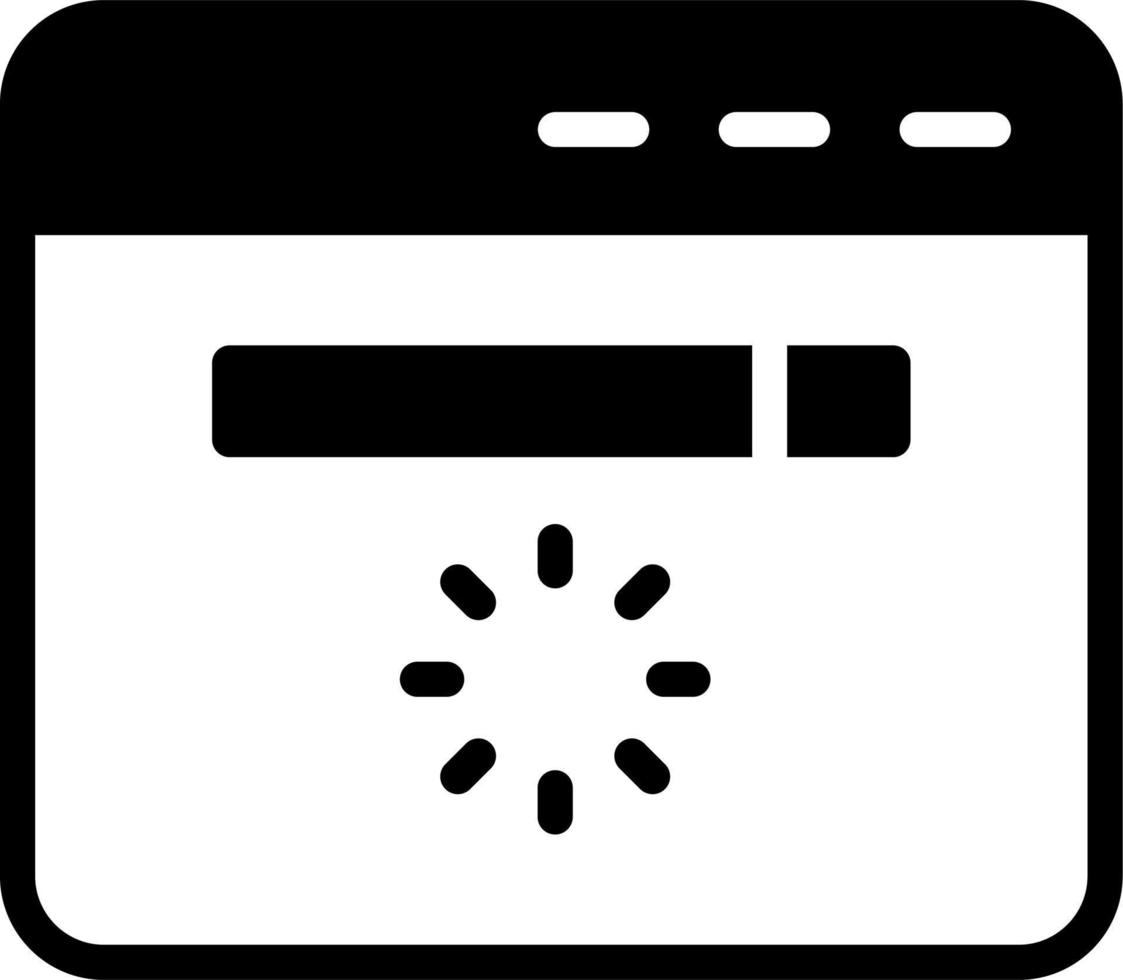 Website Loading Vector Icon