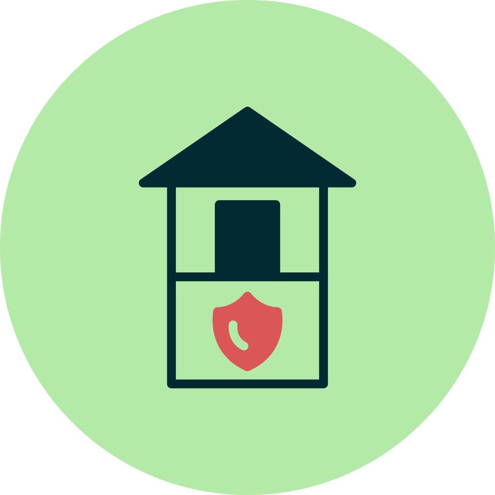 Security cabin Vector Icon