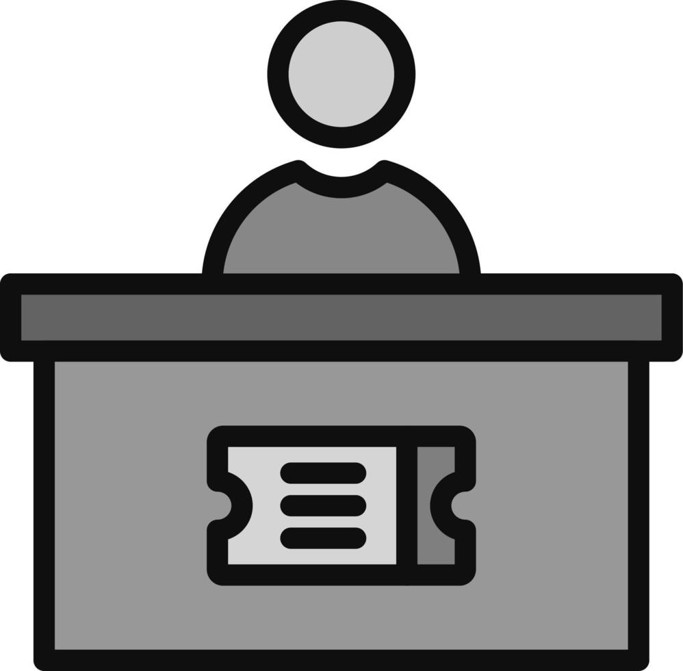 Ticket Office Vector Icon
