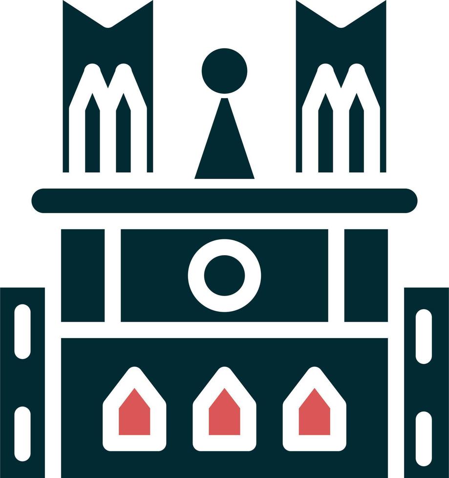 Notre Dame Vector Icon