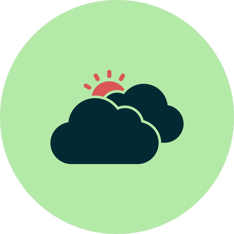 Cloudy Vector Icon