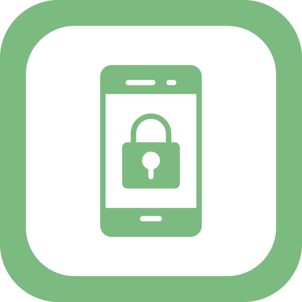 Smartphone Lock Vector Icon