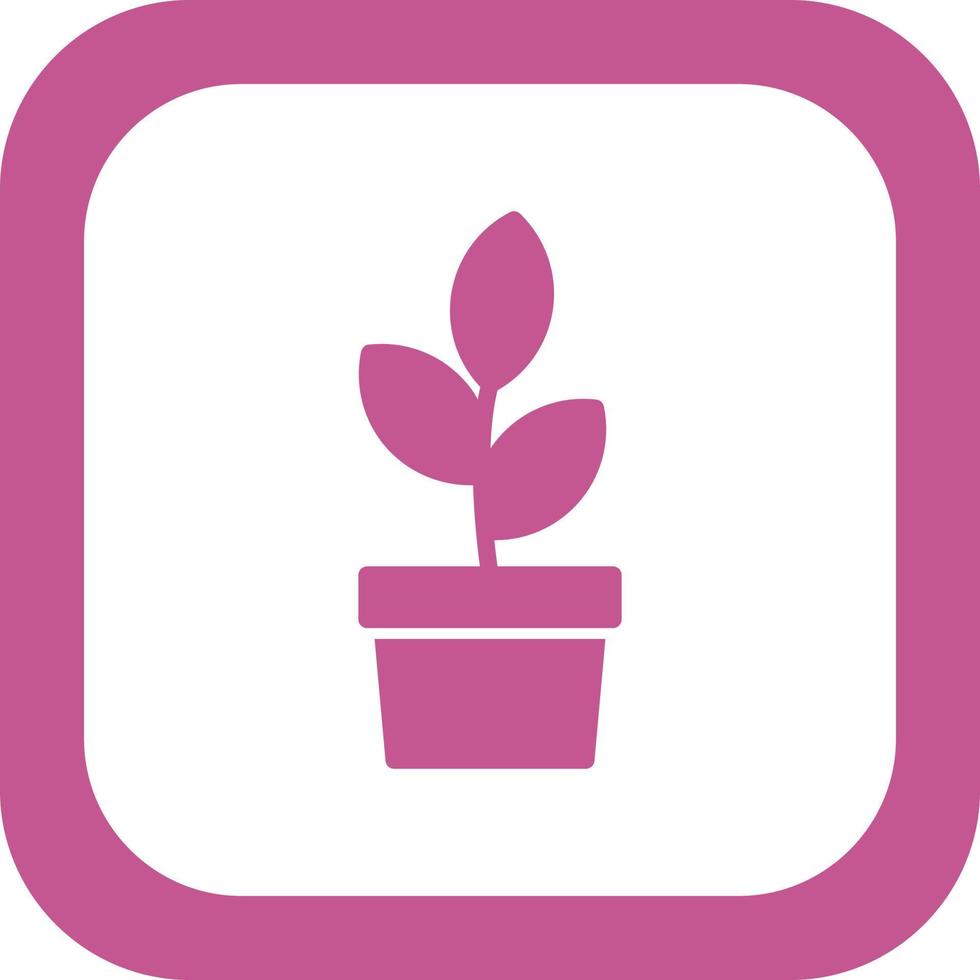 Plant Pot Vector Icon