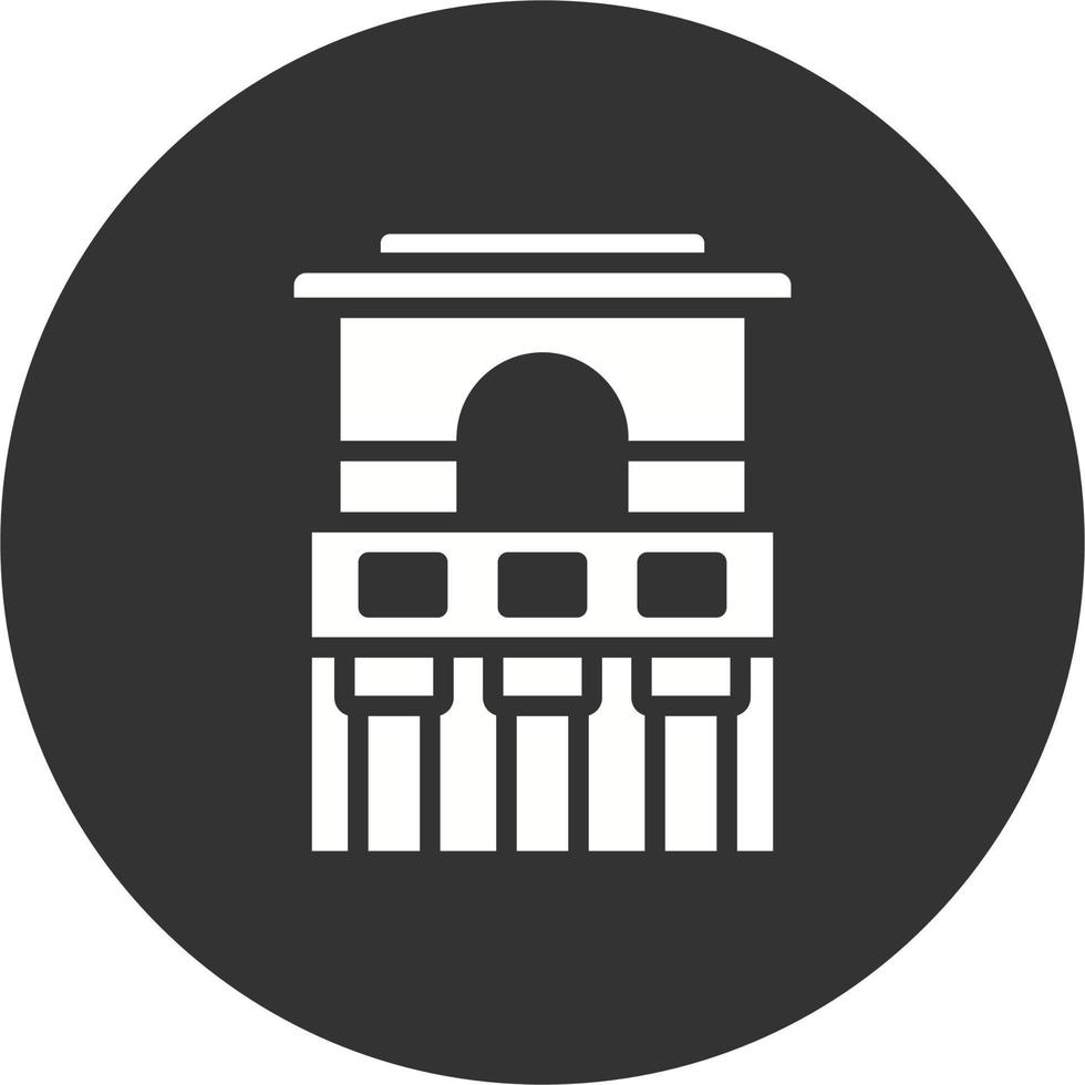 Temple Of The Frescoesline Vector Icon