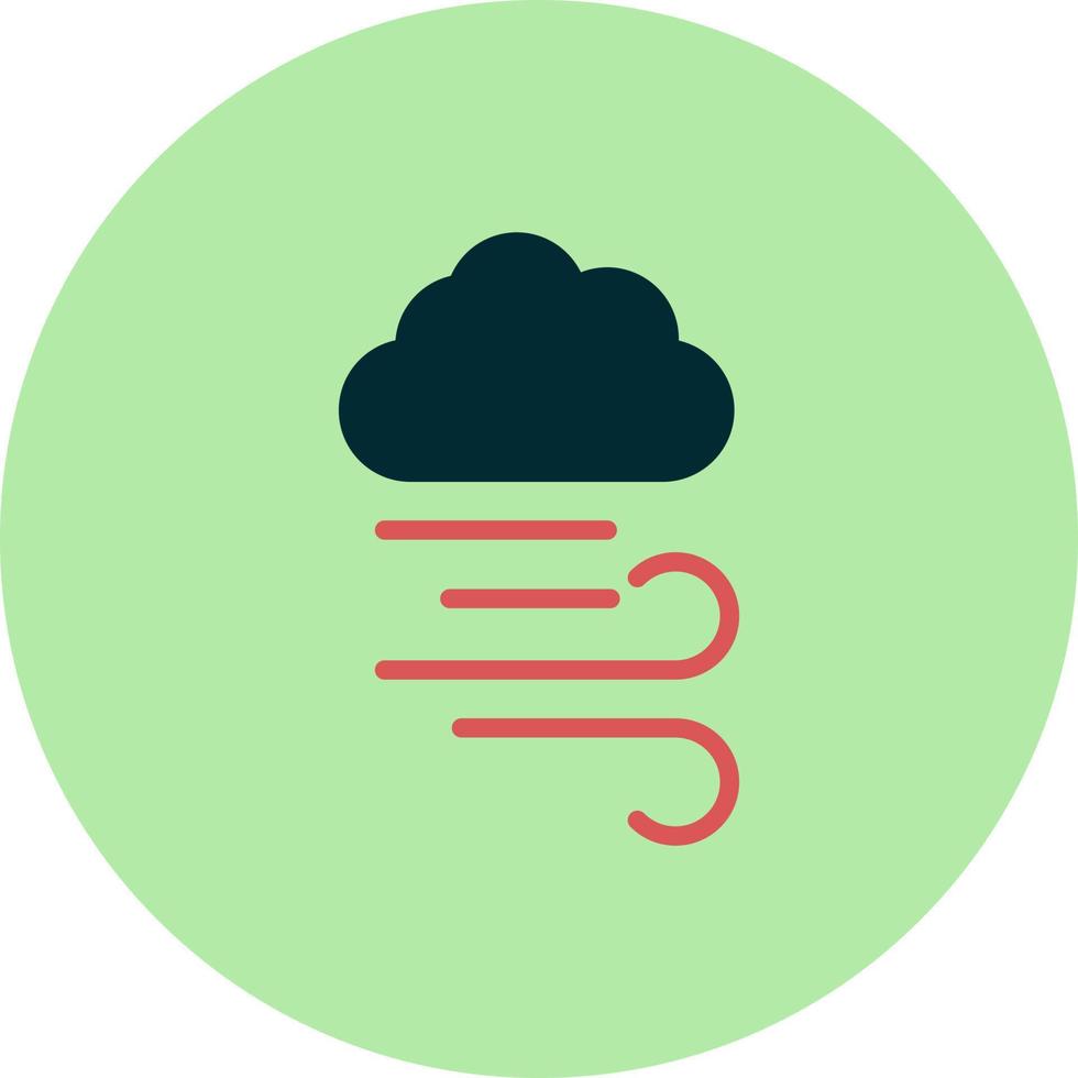 Windy Vector Icon