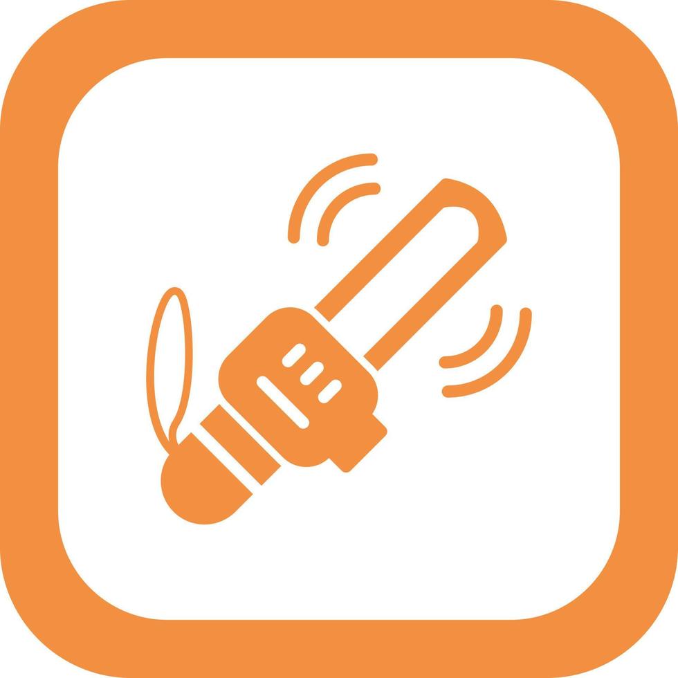 Hand Metal Detector Vector Icon