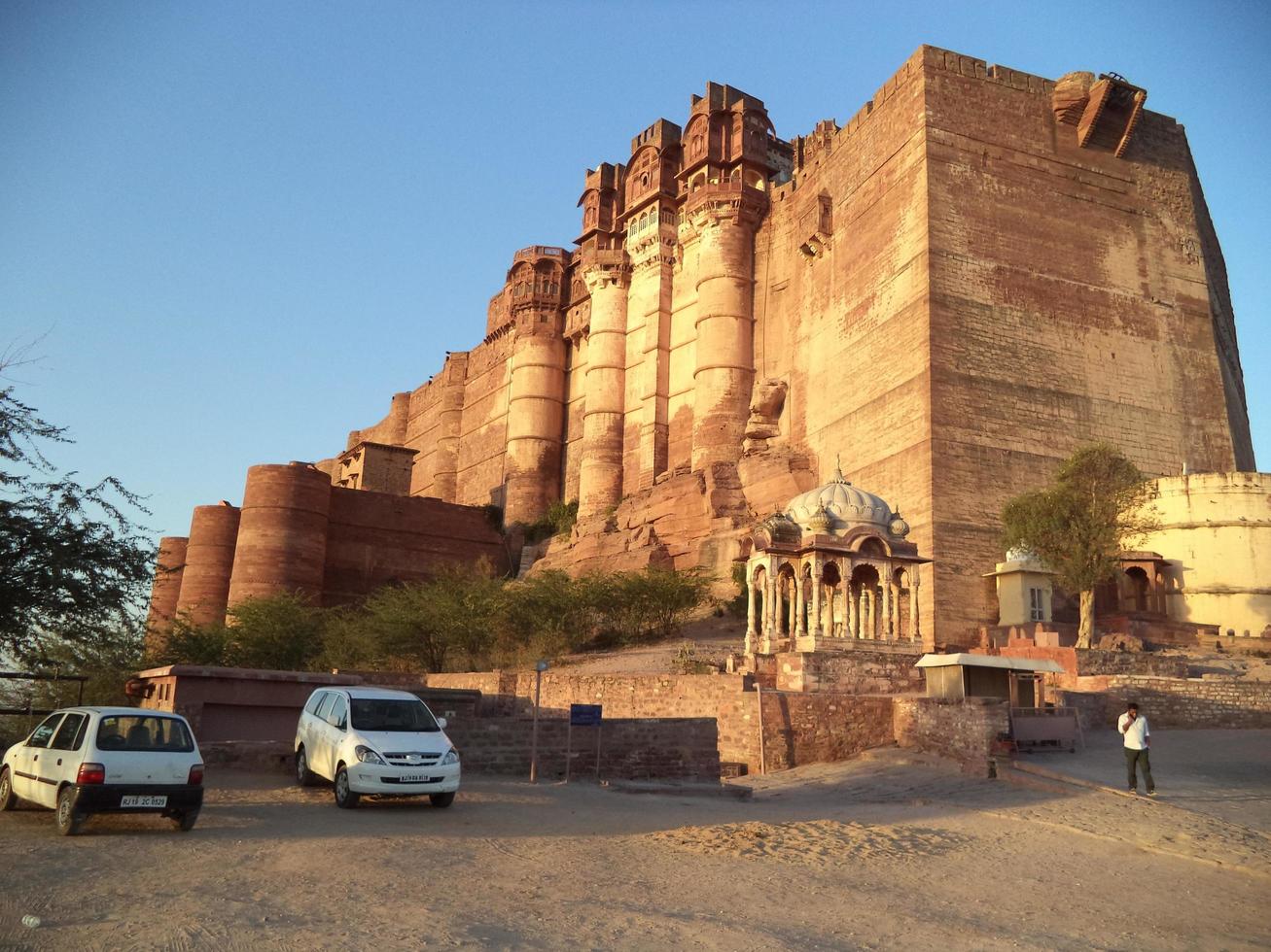 indio fuerte en Jodhpur ciudad foto