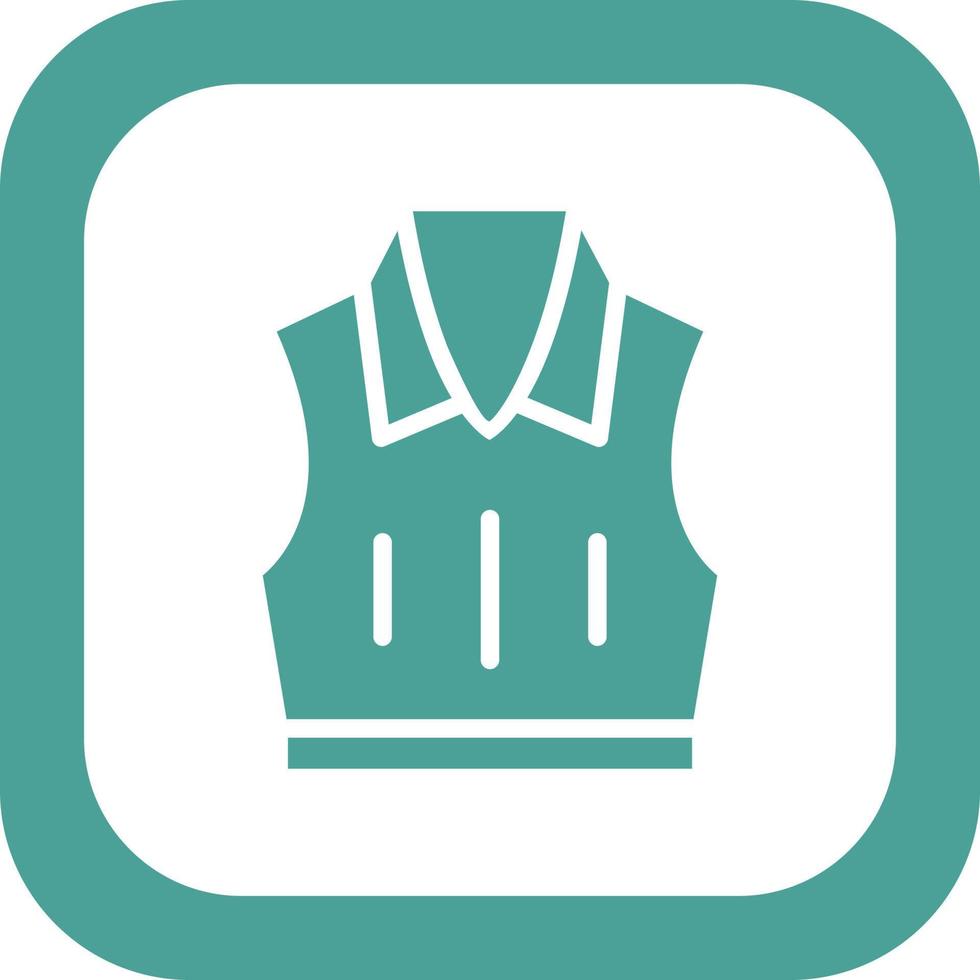 Sleeveless Jacket Vector Icon