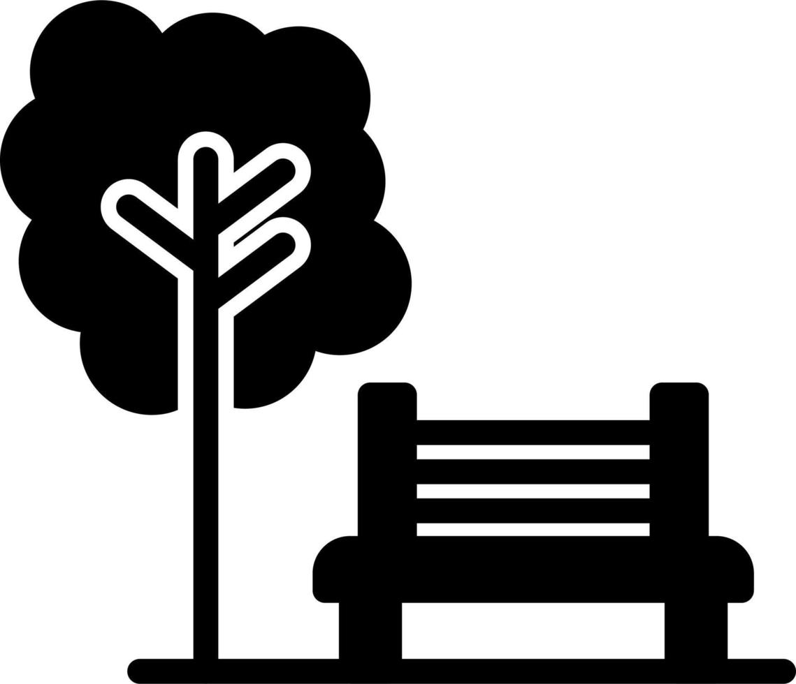 icono de vector de parque