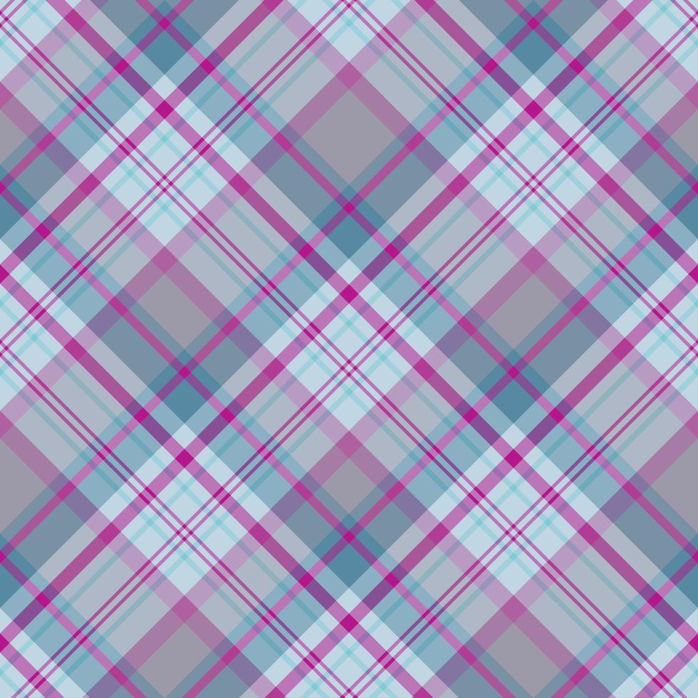 Seamless pattern in discreet blue and purple colors for plaid, fabric, textile, clothes, tablecloth and other things. Vector image. 2