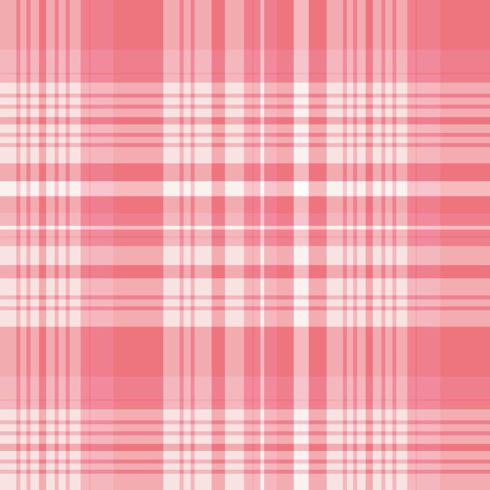 Seamless pattern in warm pink colors for plaid, fabric, textile, clothes, tablecloth and other things. Vector image.