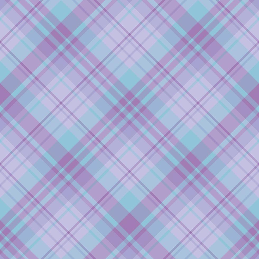 Seamless pattern in violet and light blue colors for plaid, fabric, textile, clothes, tablecloth and other things. Vector image. 2