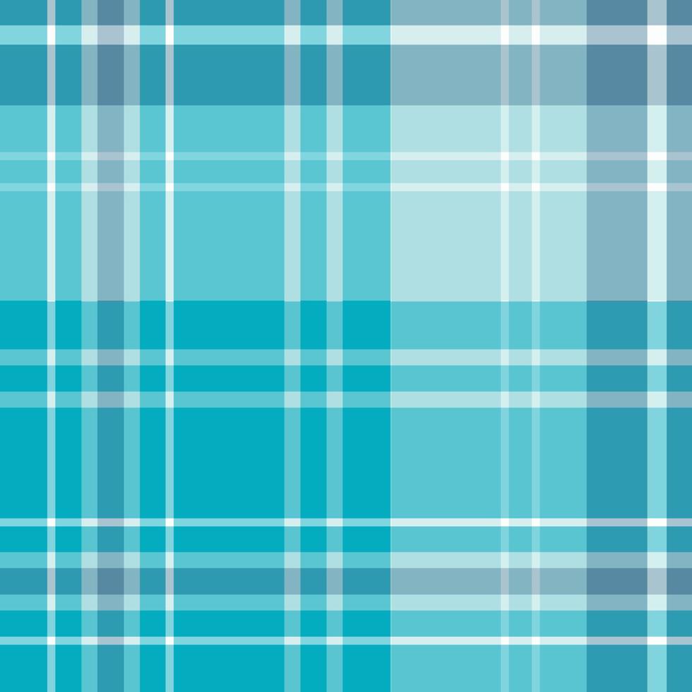Seamless pattern in blue and white colors for plaid, fabric, textile, clothes, tablecloth and other things. Vector image.