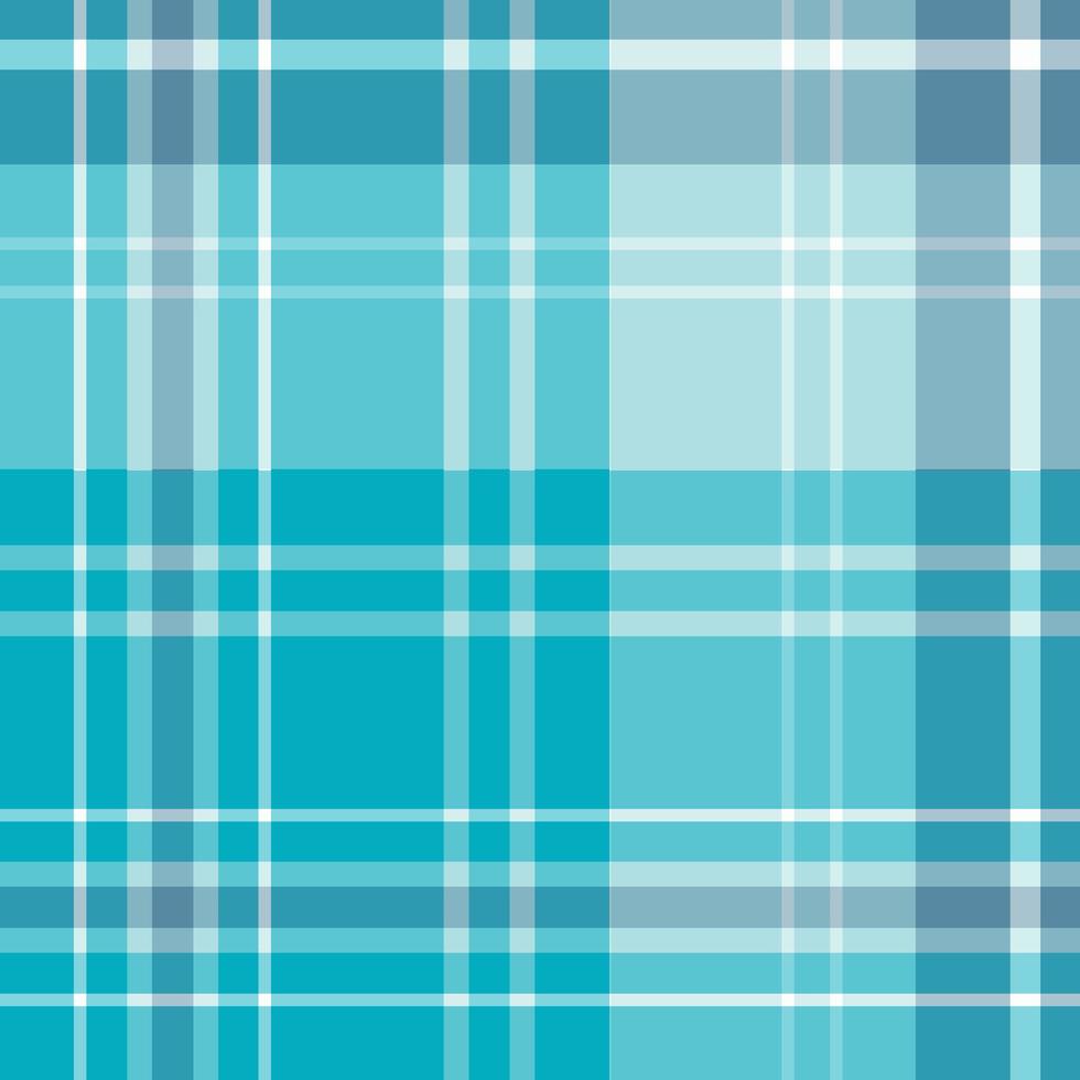 Seamless pattern in blue and white colors for plaid, fabric, textile, clothes, tablecloth and other things. Vector image.