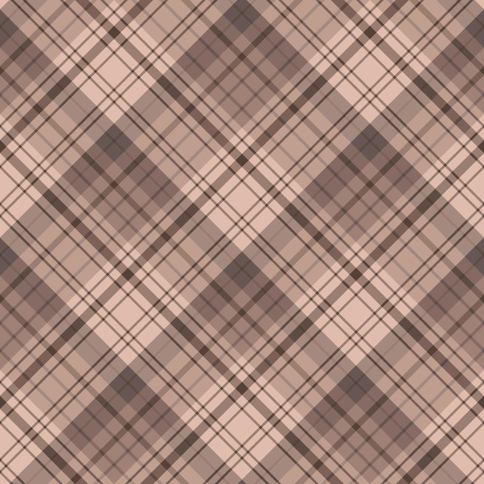 Seamless pattern in beige colors for plaid, fabric, textile, clothes, tablecloth and other things. Vector image. 2