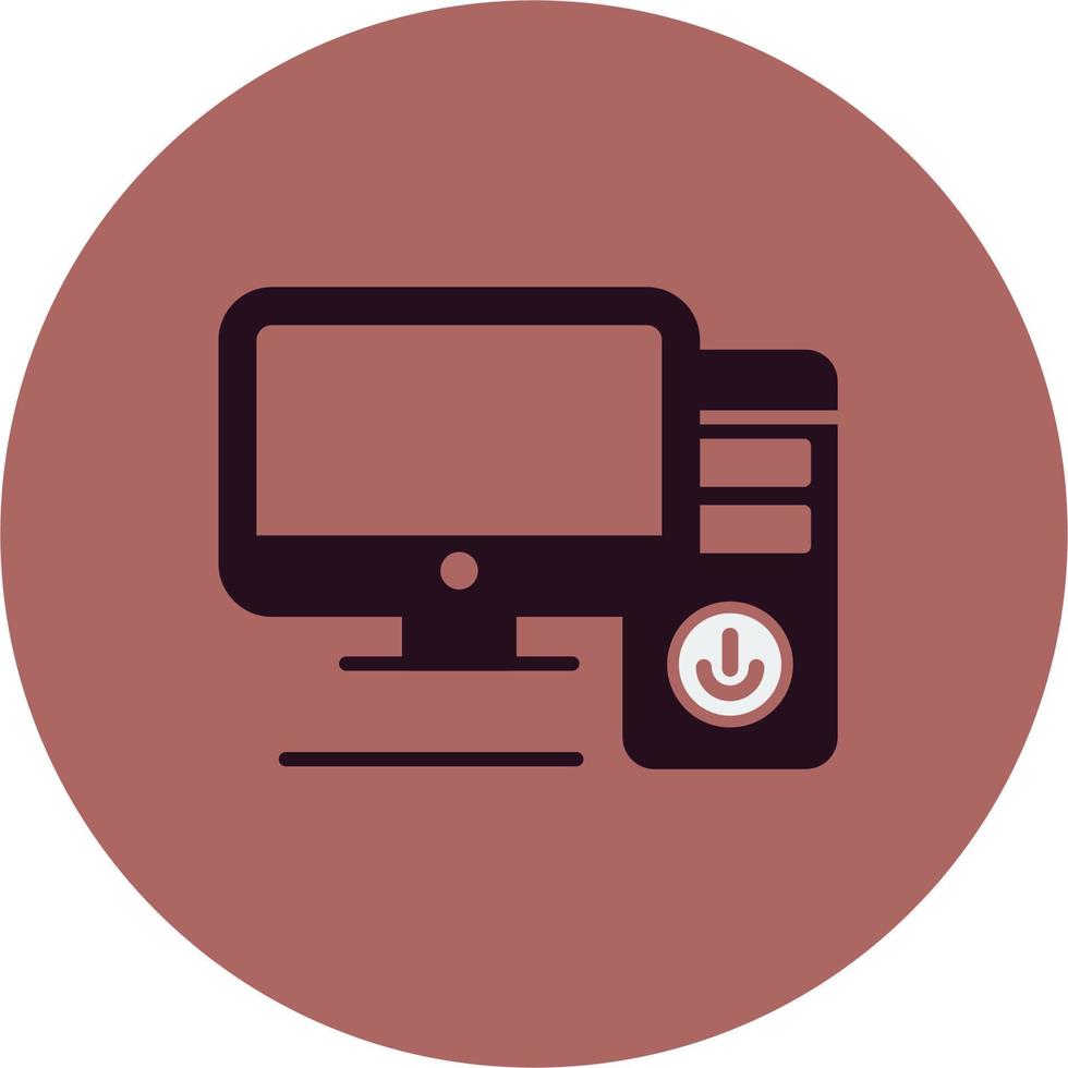 Computer Vector Icon