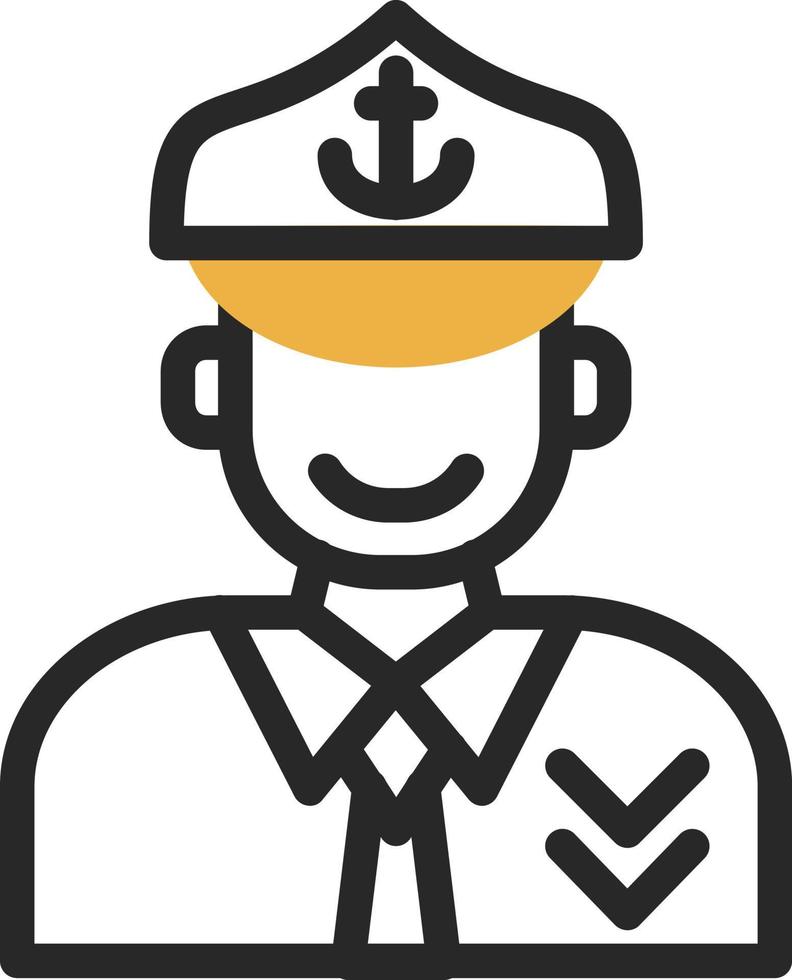 Captain Vector Icon Design