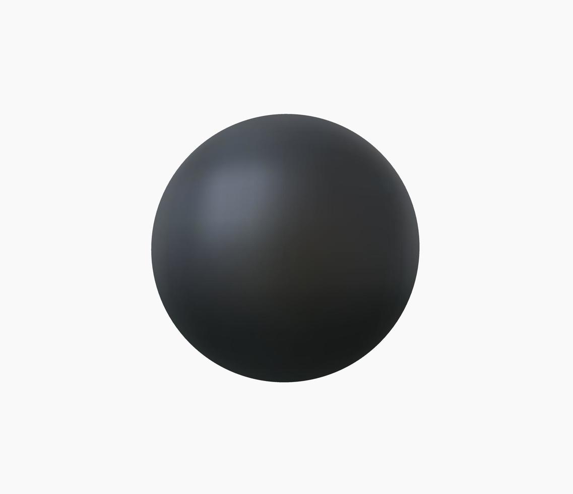 3d Realistic Sphere icon vector illustration