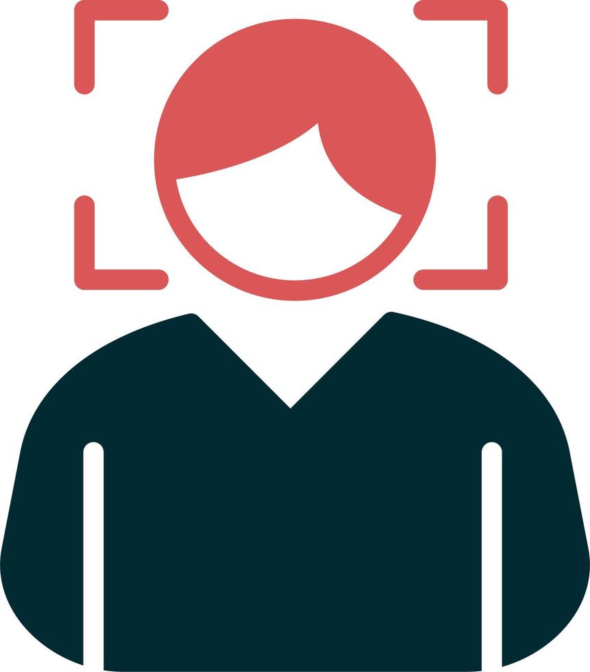 Face Scan Vector Icon
