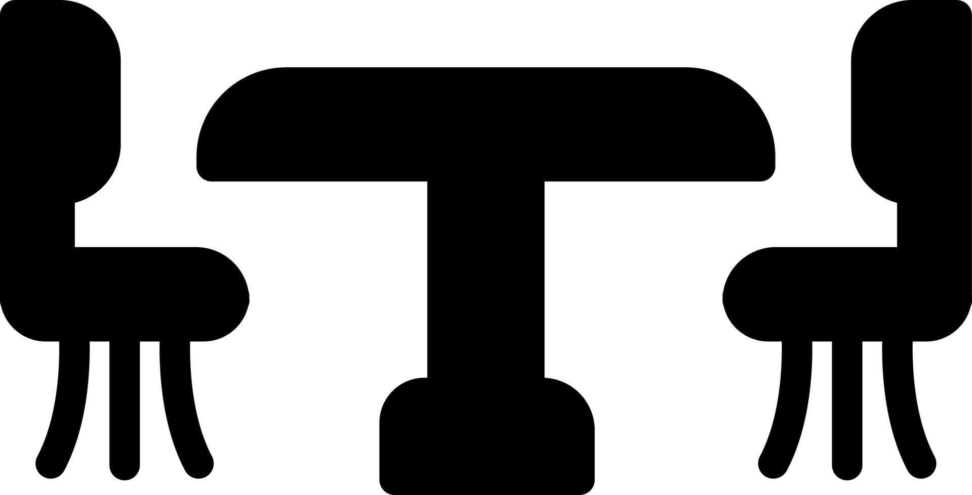 Dinner Table Vector Icon