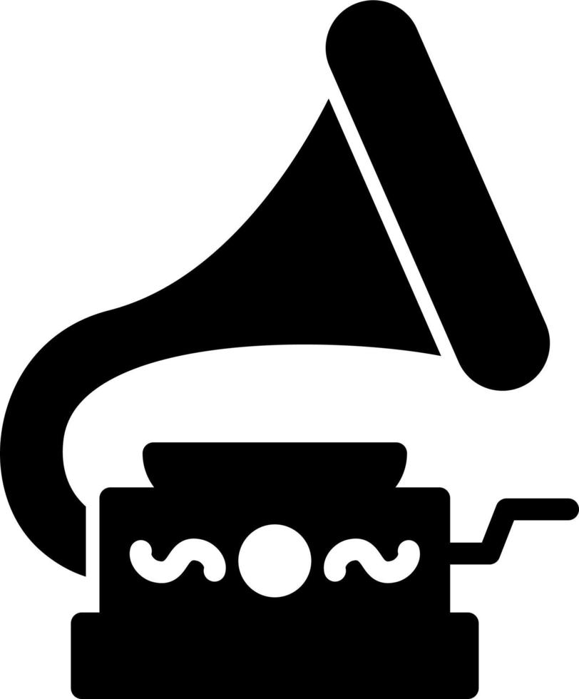 Gramophone Vector Icon