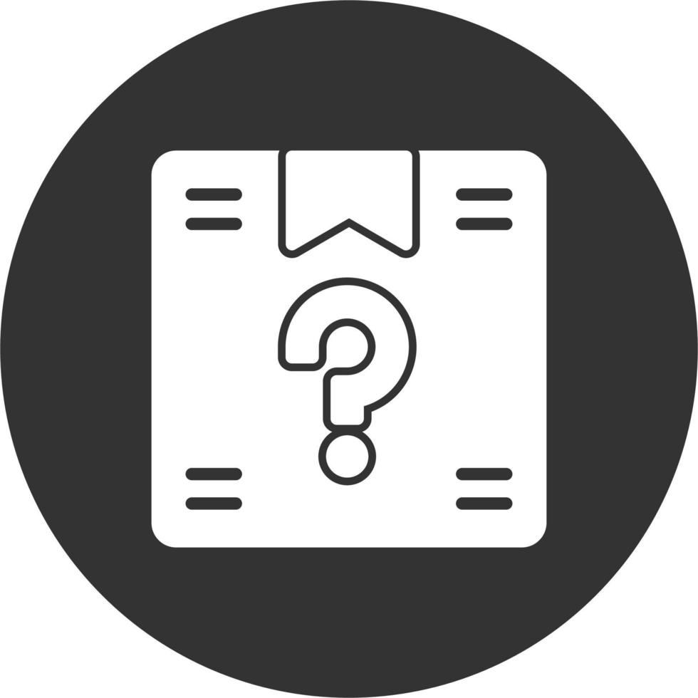 Mystery Box Vector Icon