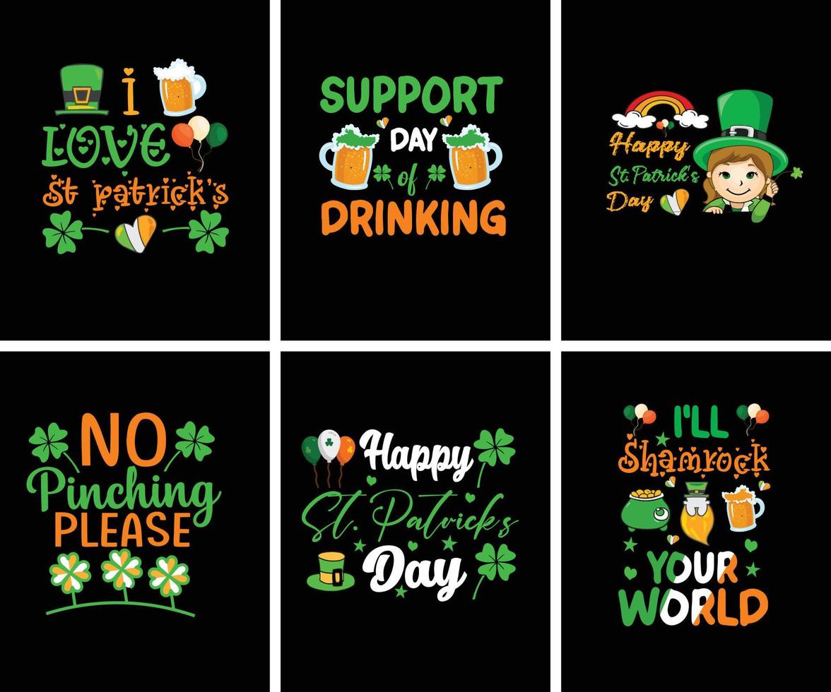 Feliz dia de San Patricio vector