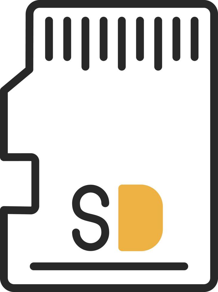 diseño de icono de vector de tarjeta sd