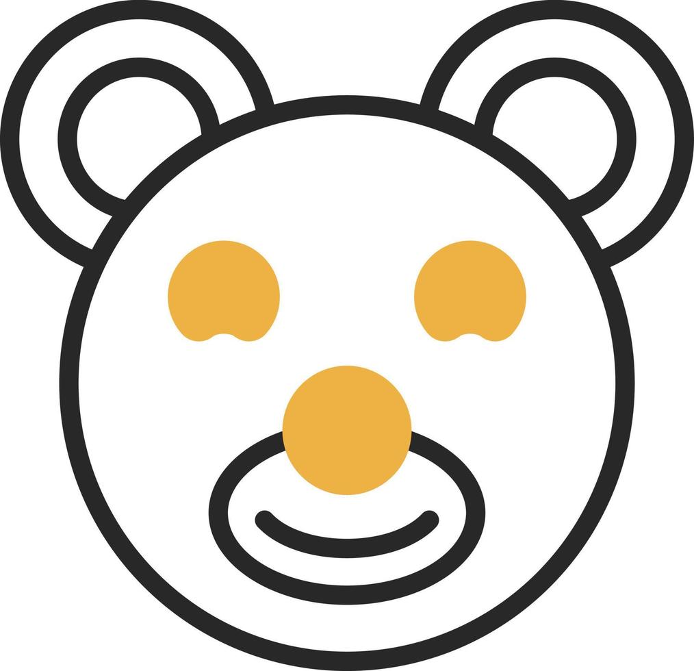 Teddy Bear Vector Icon Design