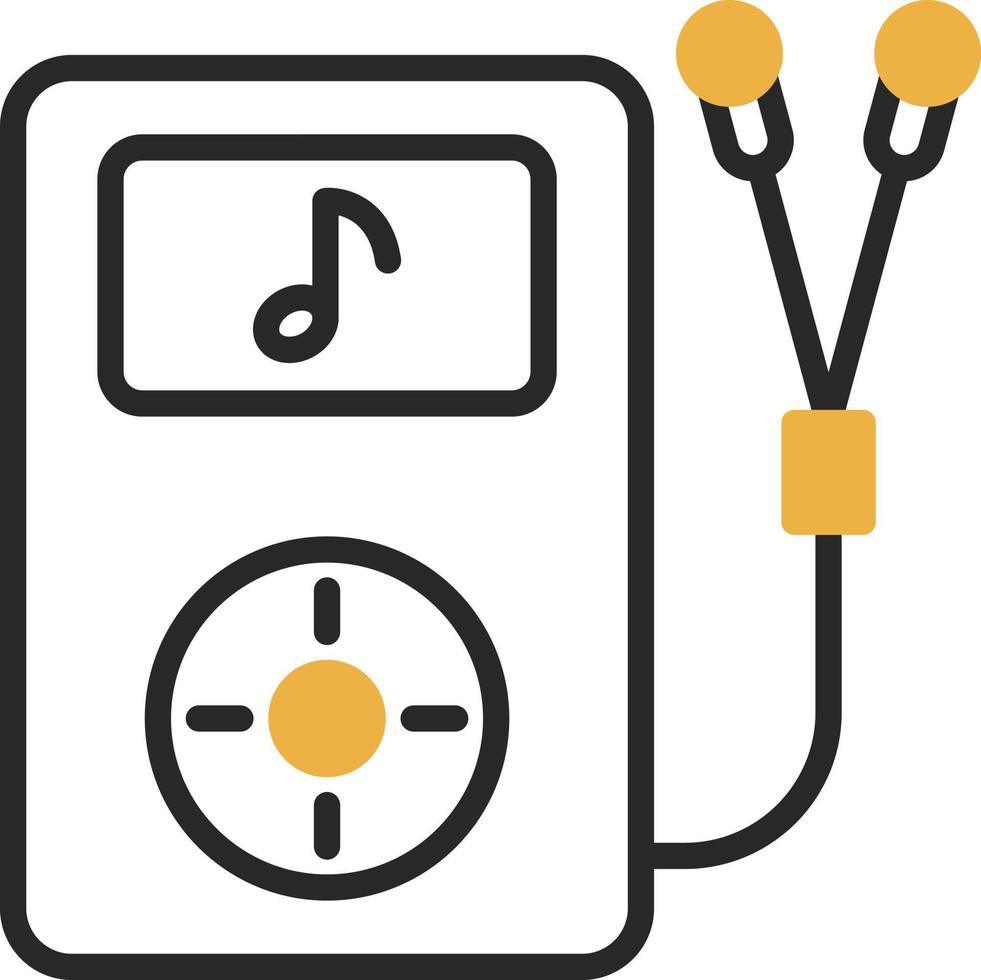 diseño de icono de vector de mp3