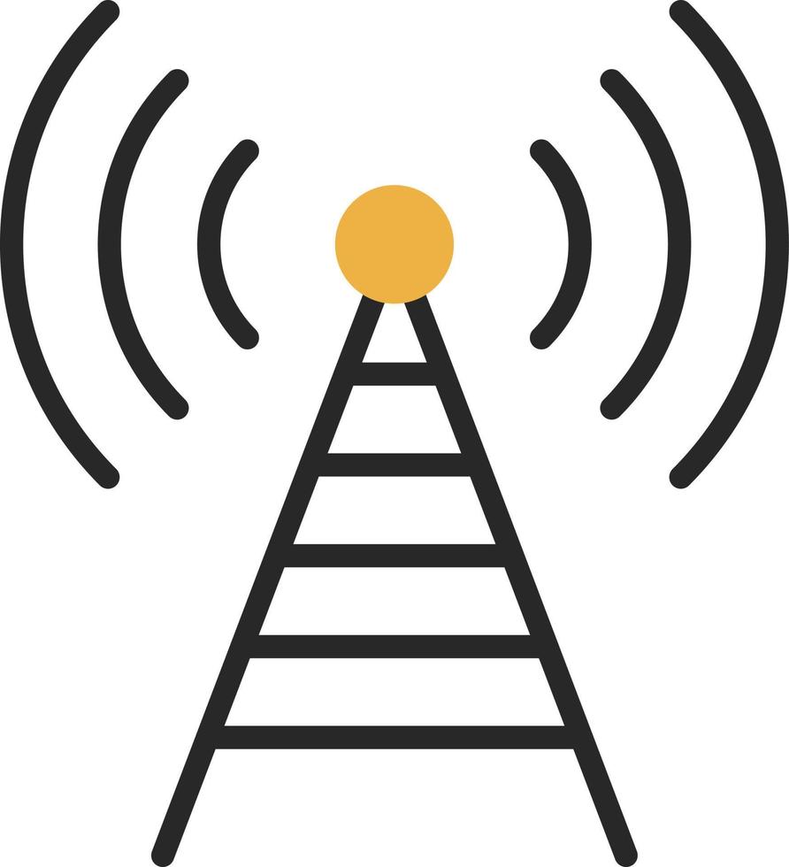 Broadcasting Vector Icon Design