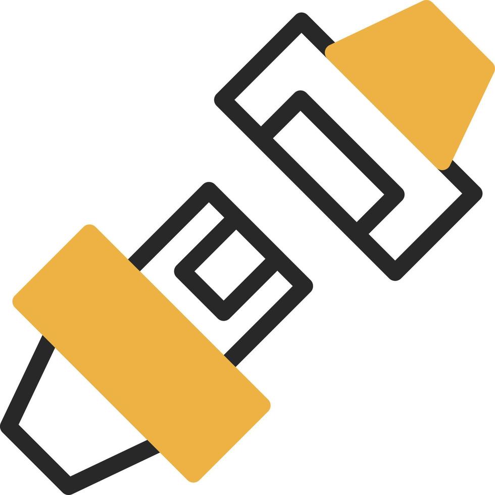 Seat Belt Vector Icon Design