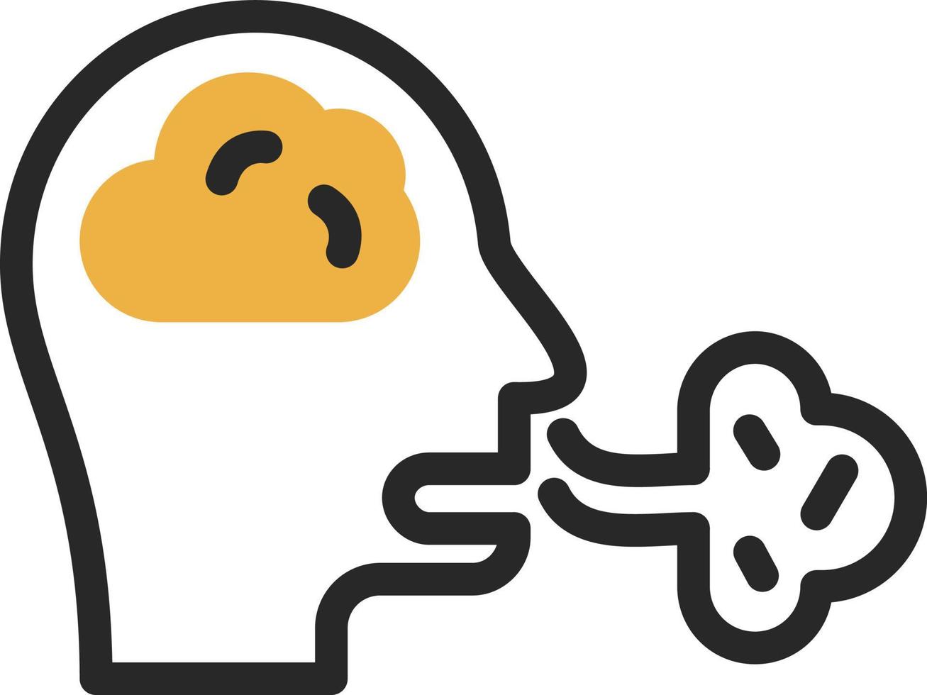 Inhale Vector Icon Design