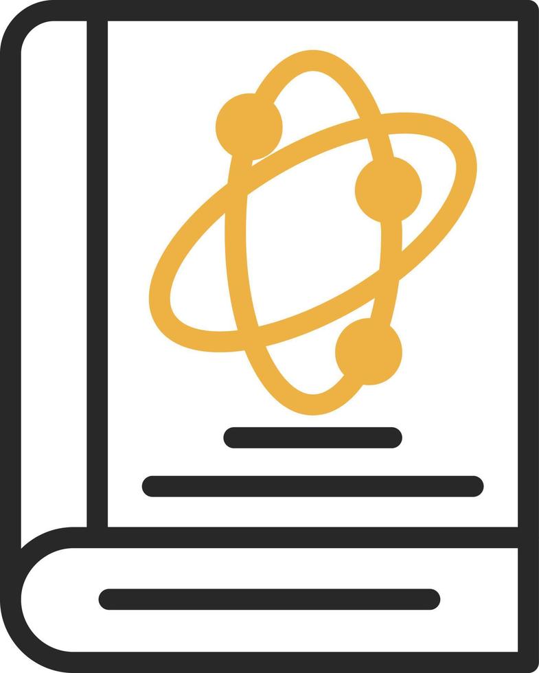 diseño de icono de vector de libro de ciencia