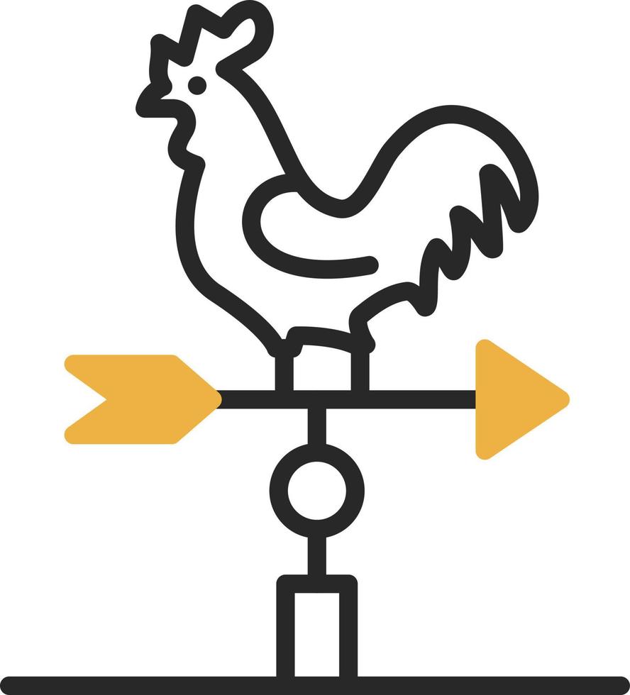 Weather Vane Vector Icon Design