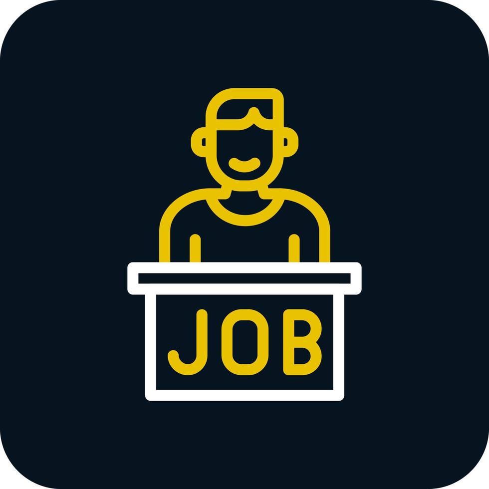 Job Vector Icon Design