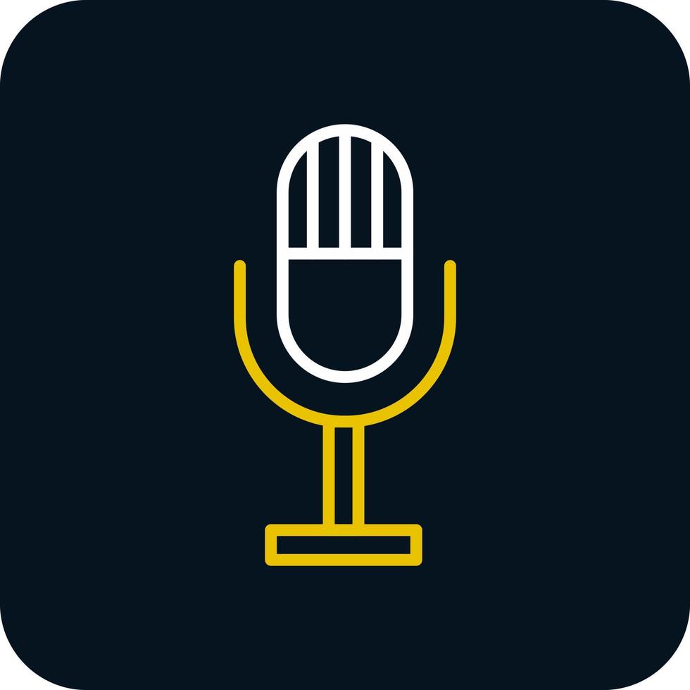 Podcast Vector Icon Design