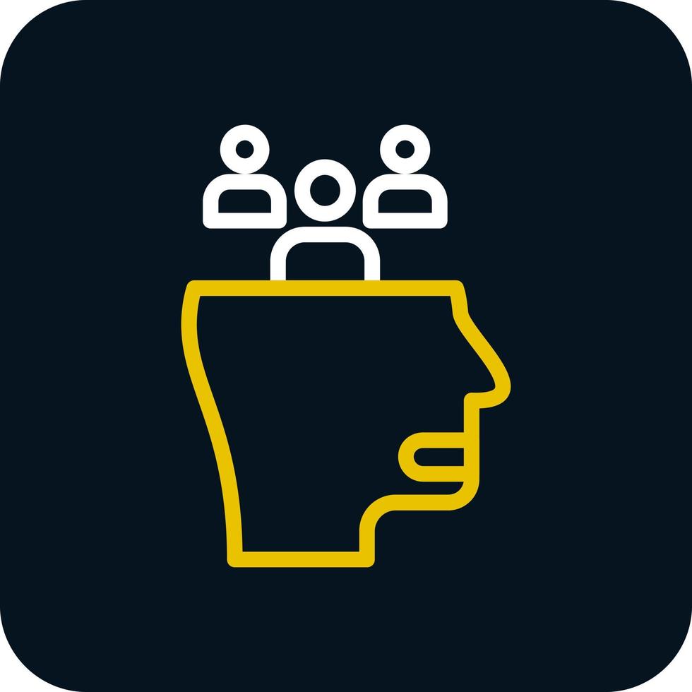 Social Anxiety Vector Icon Design