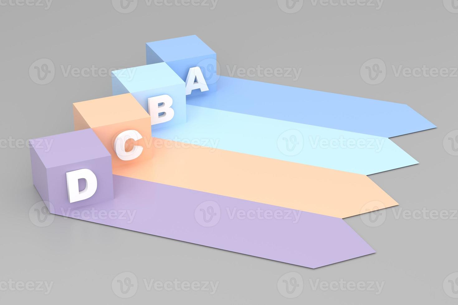 infografía diseño. creativo con 4 4 pasos. lata ser usado para flujo de trabajo diseño foto