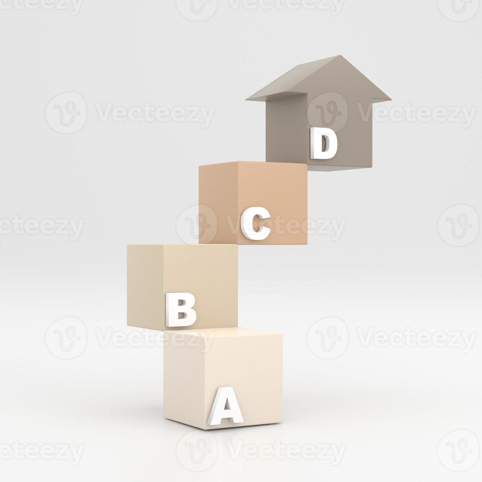 infographic chart template in modern style in an arrow shape photo